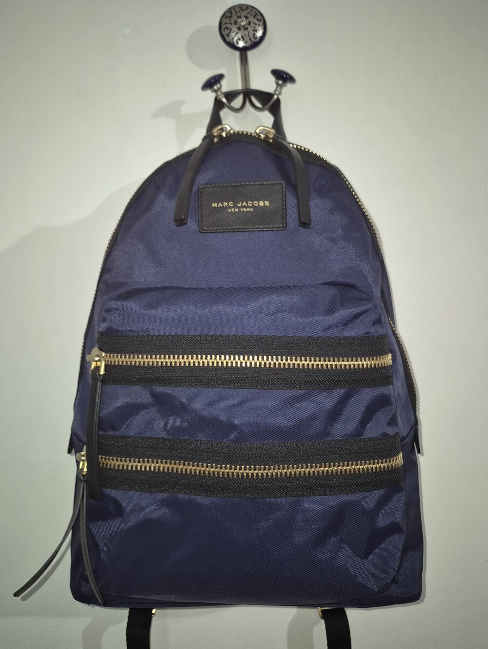 Marc Jacobs Biker Nylon Backpack Midnight Blue